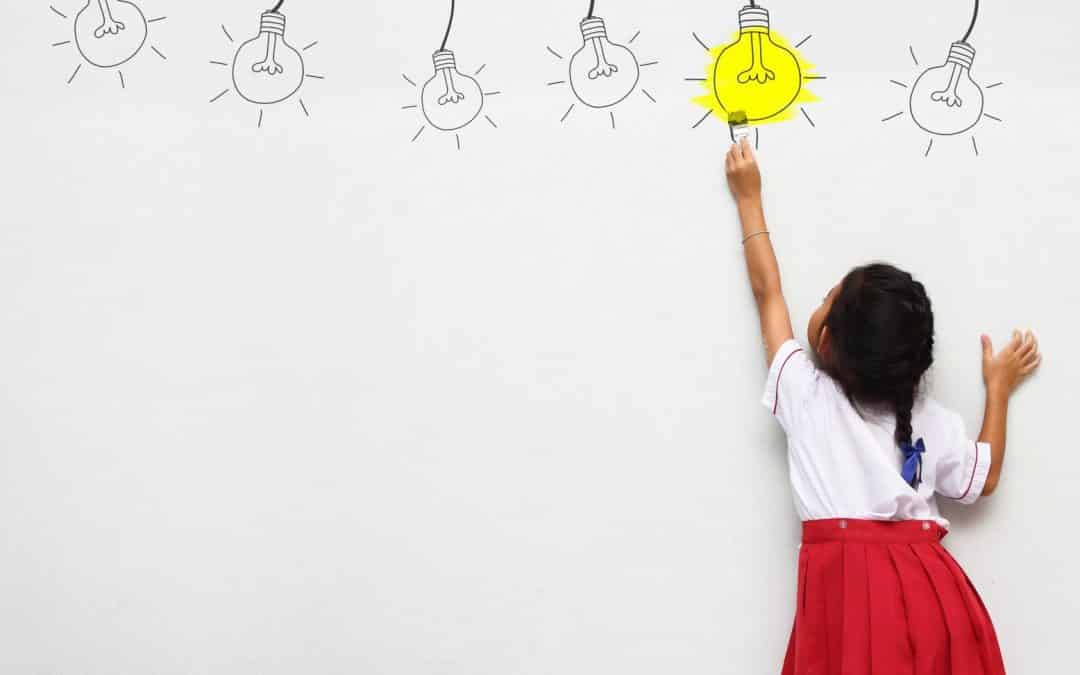 Little Girl with a Bright Idea that Could be Patented