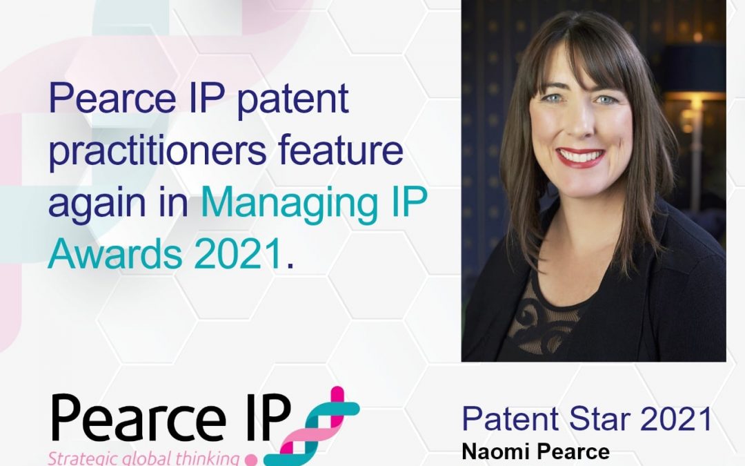 Pearce IP practitioner honoured by MIP as IP Stars 2021