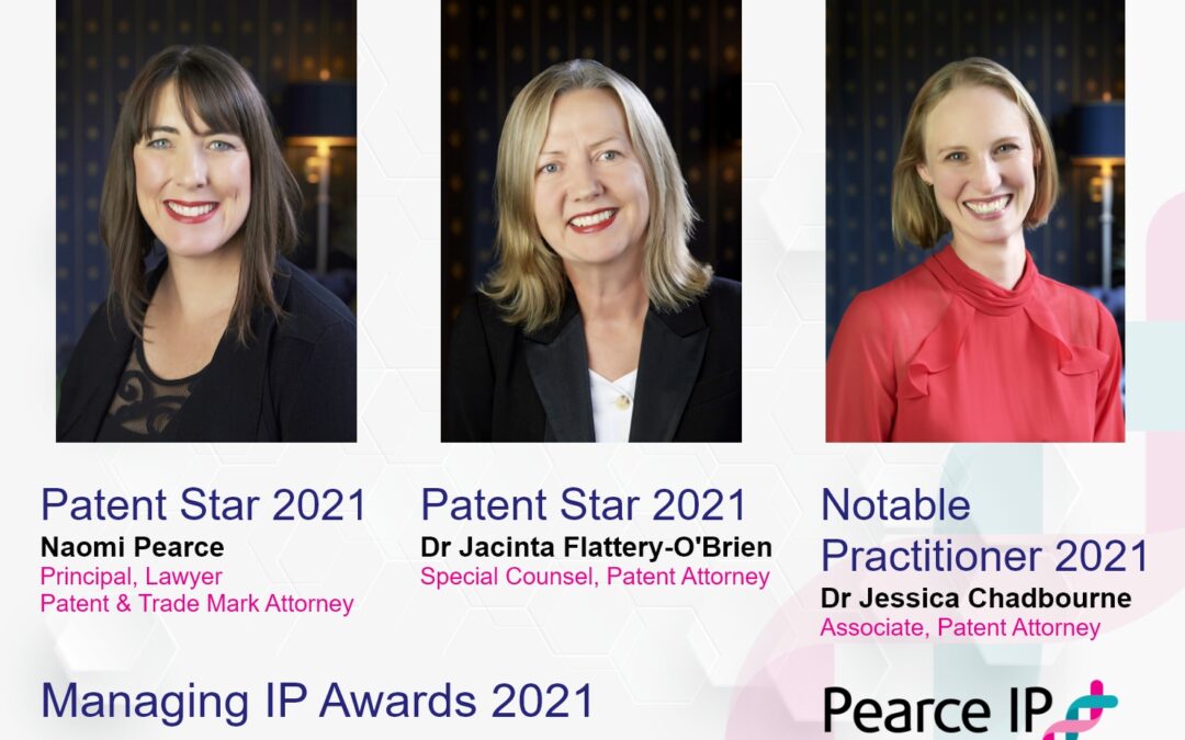 Third Pearce IP Patent Expert Honoured by MIP Patent Star 2021 Award