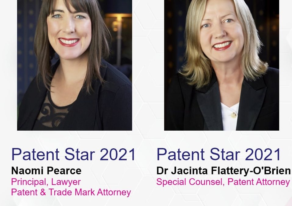 Pearce IP Patent Expert Honoured by MIP Patent Star 2021 Award