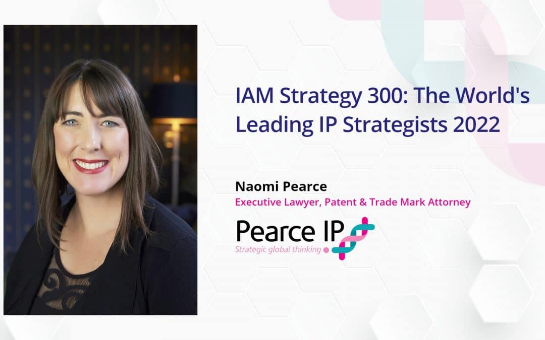 Pearce recognised as a World Leading IP Strategist by IAM