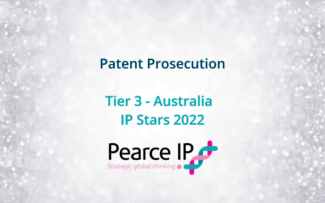 Pearce IP Prosecution Team Listed in MIP IP Stars