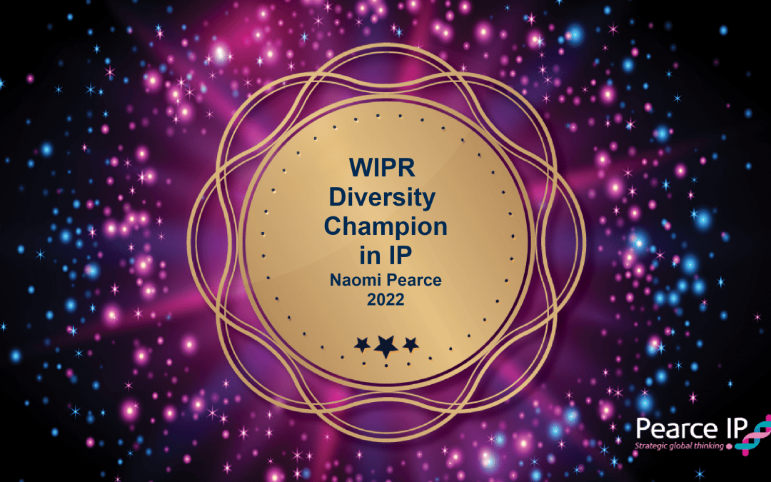 Pearce recognised by WIPR as a Diversity Champion in IP for 2022