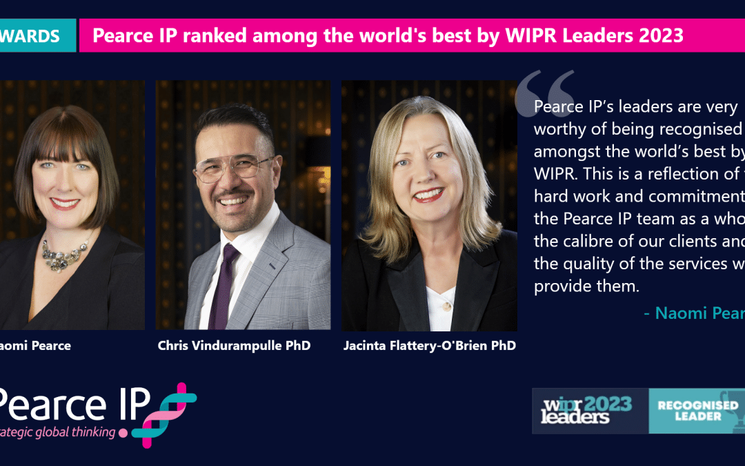 Pearce IP dominates 2023 WIPR Leaders lists for Patents and Trade Marks