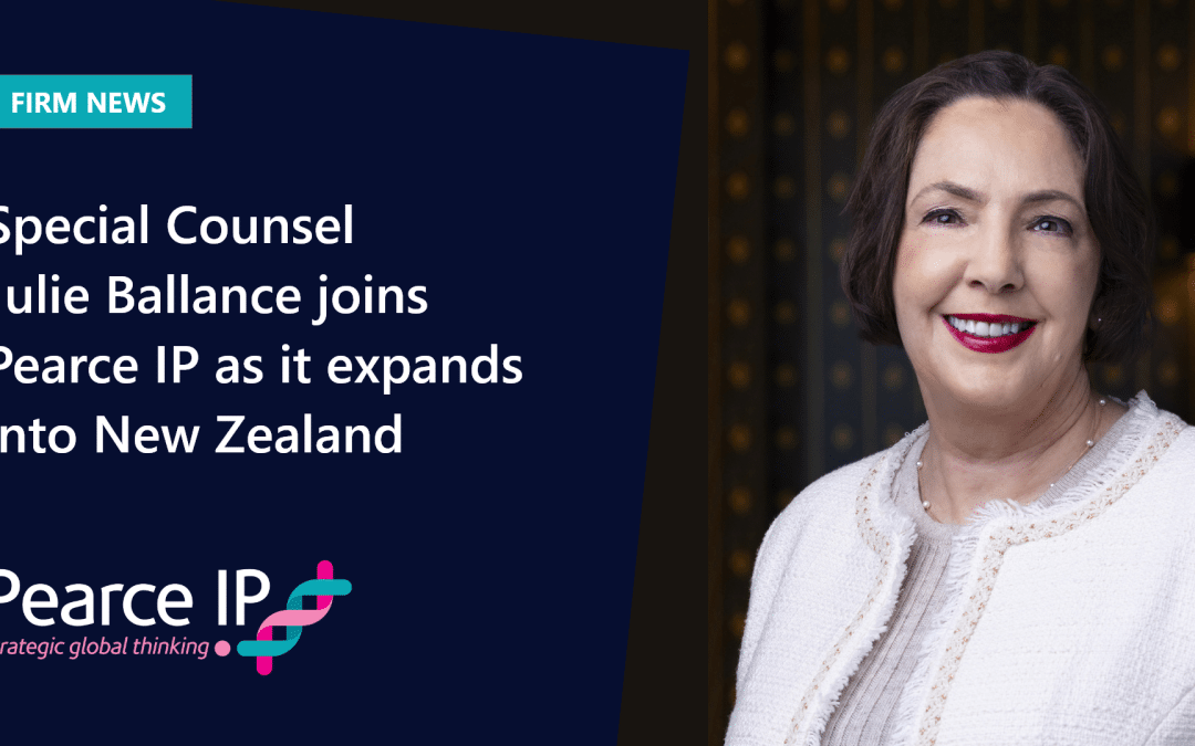 Special Counsel Julie Ballance joins Pearce IP as it expands into New Zealand