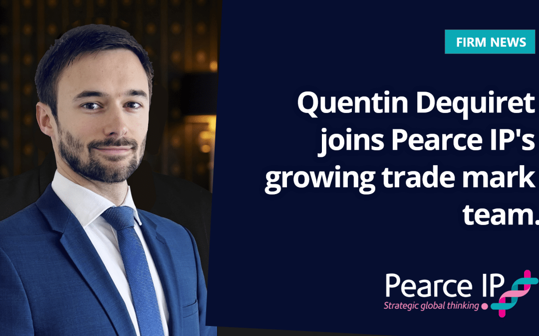 Quentin Dequiret joins Pearce IP’s growing trade mark team