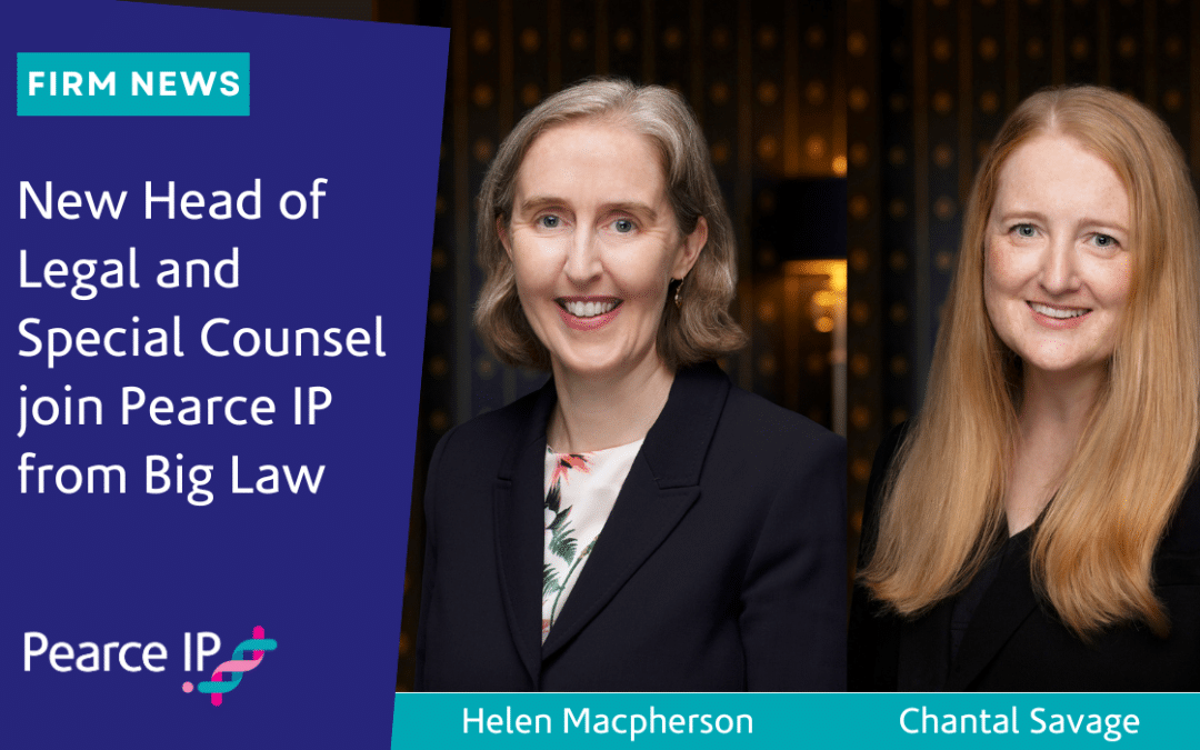 Helen Macpherson & Chantal Savage join Pearce IP