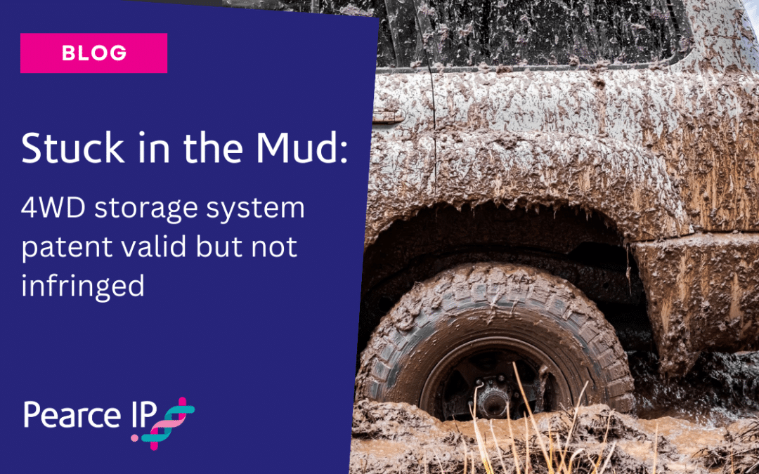 Stuck in the Mud: 4WD storage system patent valid but not infringed