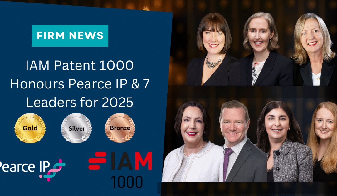 IAM Patent 1000 Honours Pearce IP & 7 Leaders for 2025