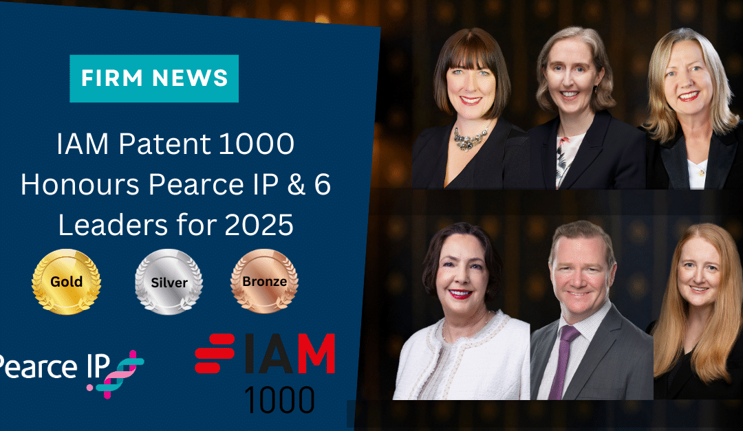 IAM Patent 1000 Honours Pearce IP & 7 Leaders for 2025