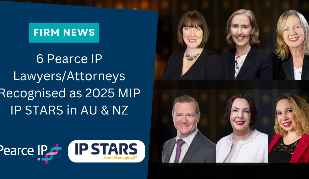 6 Pearce IP Lawyers/Attorneys Recognised by 2025 MIP IP STARS