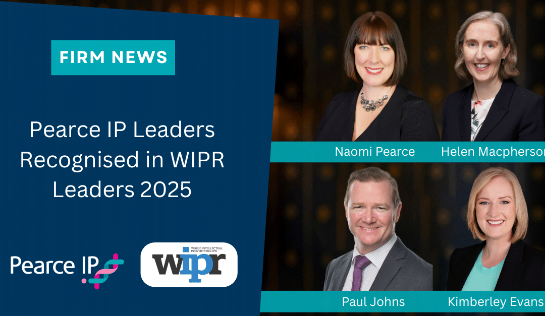 Pearce IP Leaders Recognised in WIPR Leaders 2025