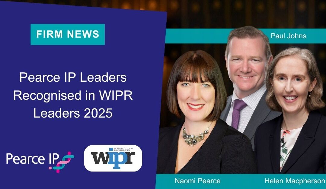 Pearce IP Leaders Recognised in WIPR Leaders 2025