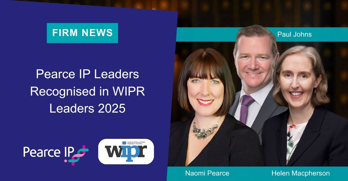Pearce IP Leaders Recognised in WIPR Leaders 2025 IM Pearce IP Leaders Recognised in WIPR Leaders 2025