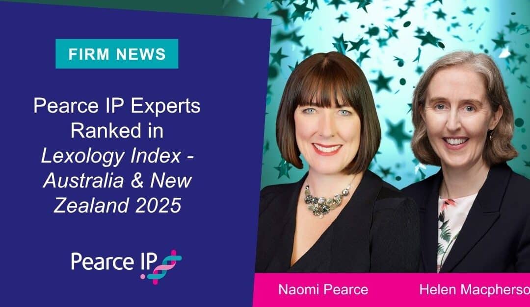 Pearce IP Experts Ranked in Lexology Index – Australia & New Zealand 2025