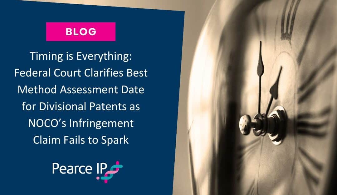 Timing is Everything: Federal Court Clarifies Best Method Assessment Date for Divisional Patents as NOCO’s Infringement Claim Fails to Spark