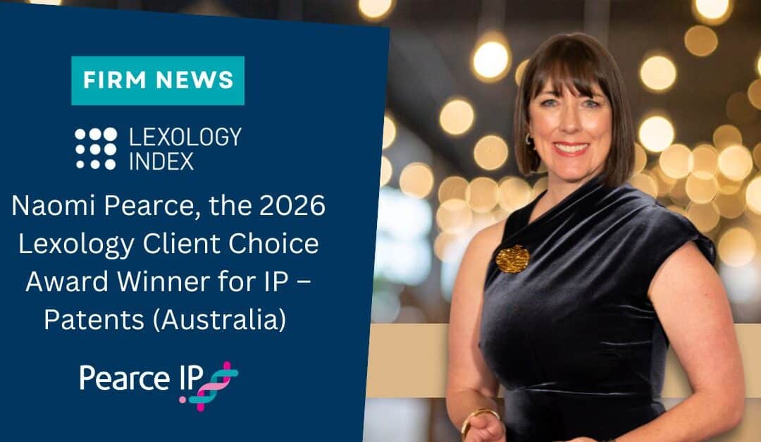 Naomi Pearce, the 2026 Lexology Client Choice Award Winner for IP – Patents (Australia)
