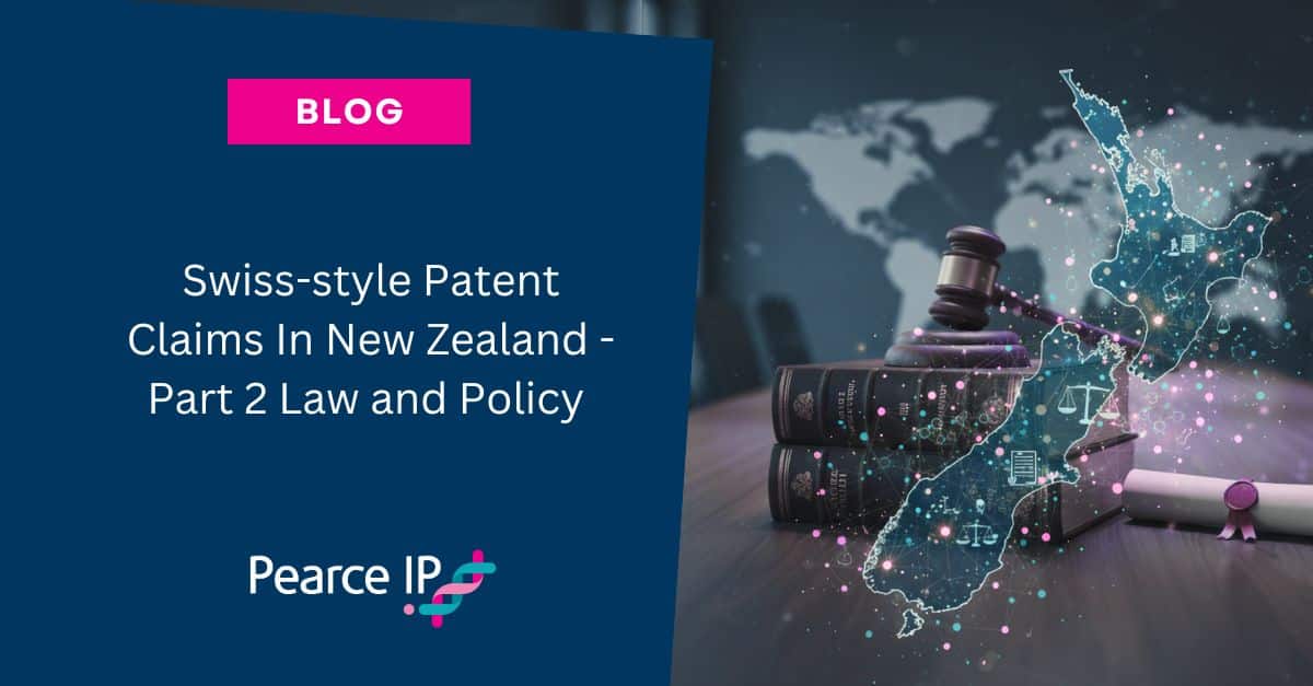 SWISS-STYLE NEW ZEALAND PATENT CLAIMS