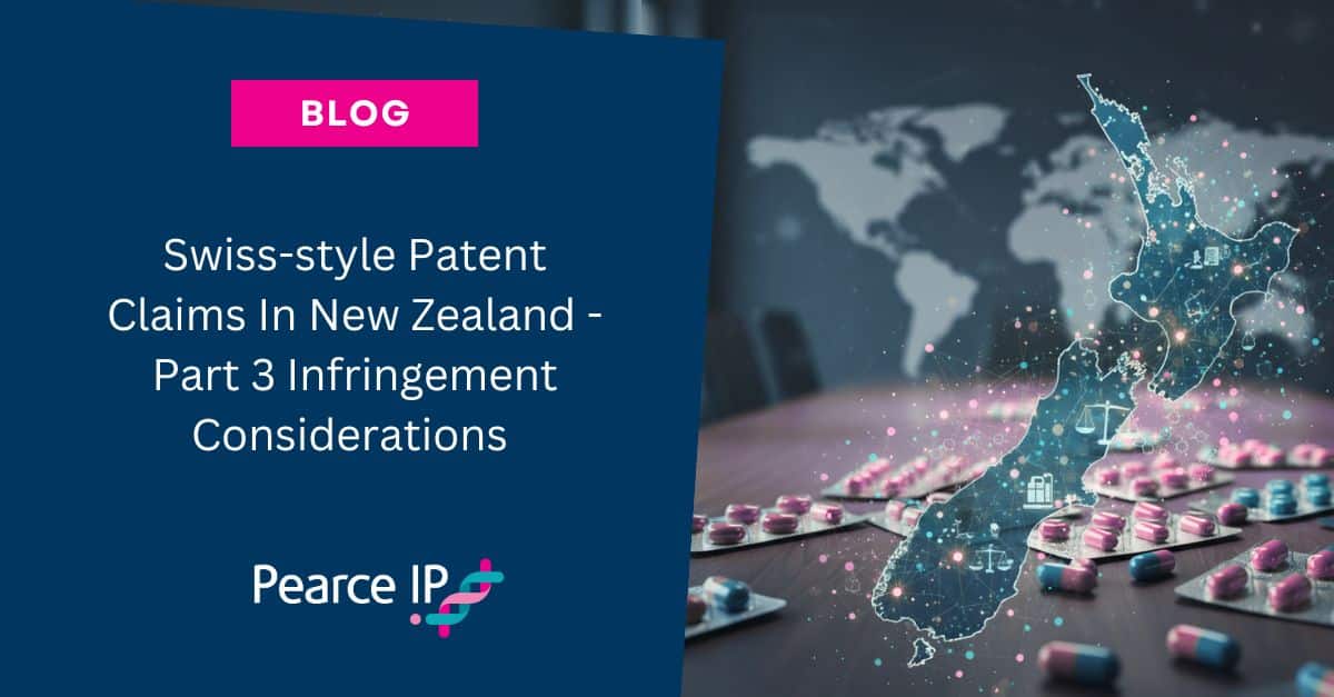 SWISS-STYLE NEW ZEALAND PATENT CLAIMS