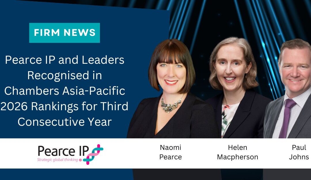Pearce IP and Leaders Recognised in Chambers Asia-Pacific 2026 Rankings for Third Consecutive Year