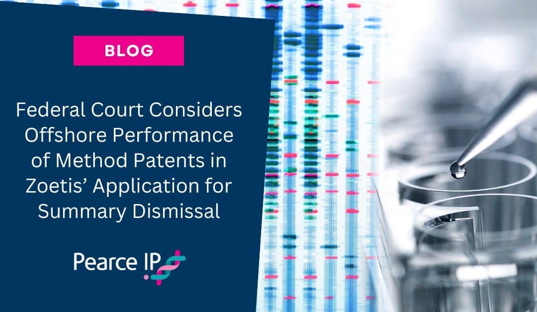 Federal Court Considers Offshore Performance of Method Patents in Zoetis’ Application for Summary Dismissal