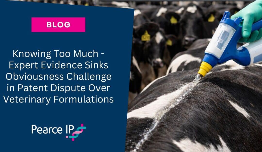 Knowing Too Much – Expert Evidence Sinks Obviousness Challenge in Patent Dispute Over Veterinary Formulations