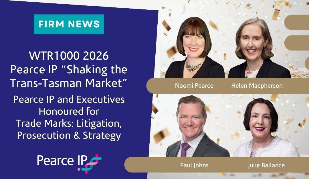 WTR1000 2026 | Pearce IP “Shaking the Trans-Tasman Market”