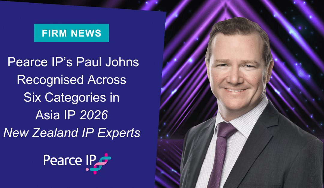 Pearce IP’s Paul Johns Recognised Across Six Categories in Asia IP’s 2026 New Zealand IP Experts
