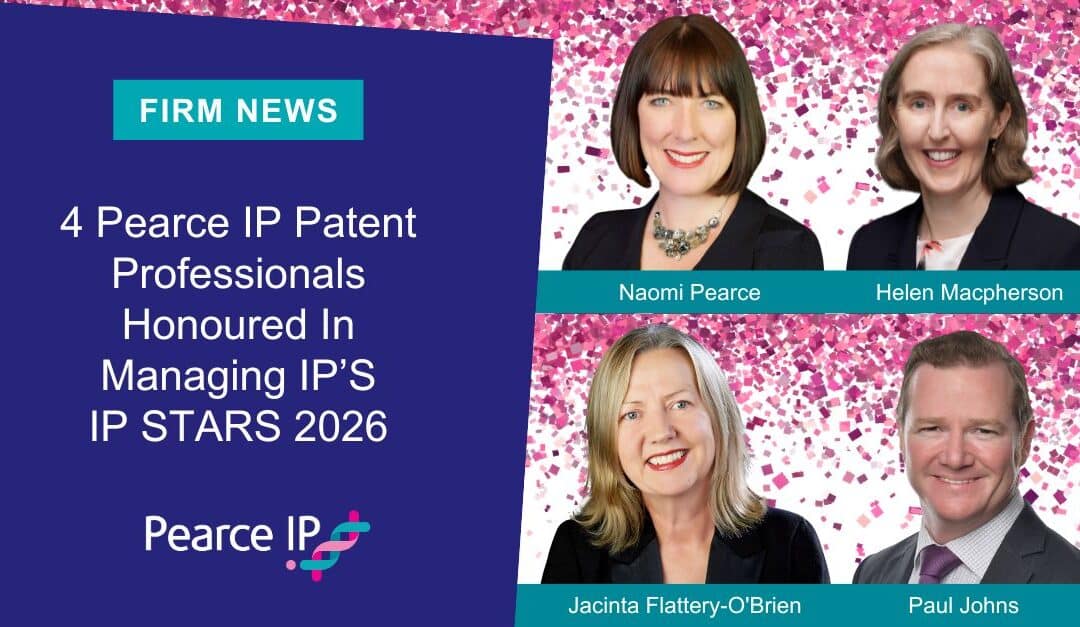 4 Pearce IP Patent Professionals Honoured In Managing IP’S IP STARS 2026