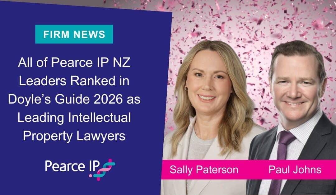 All of Pearce IP NZ Leaders Ranked in Doyle’s Guide 2026 as Leading Intellectual Property Lawyers