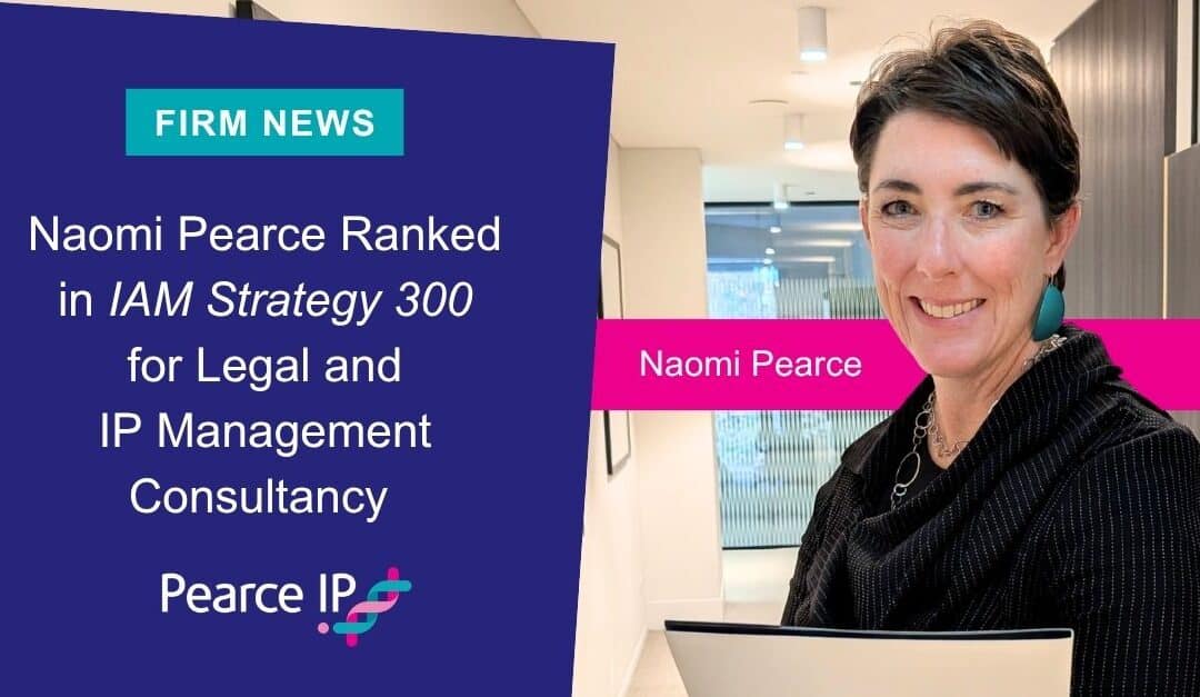 Naomi Pearce Ranked in IAM Strategy 300 (Legal, IP Management Consultancy)