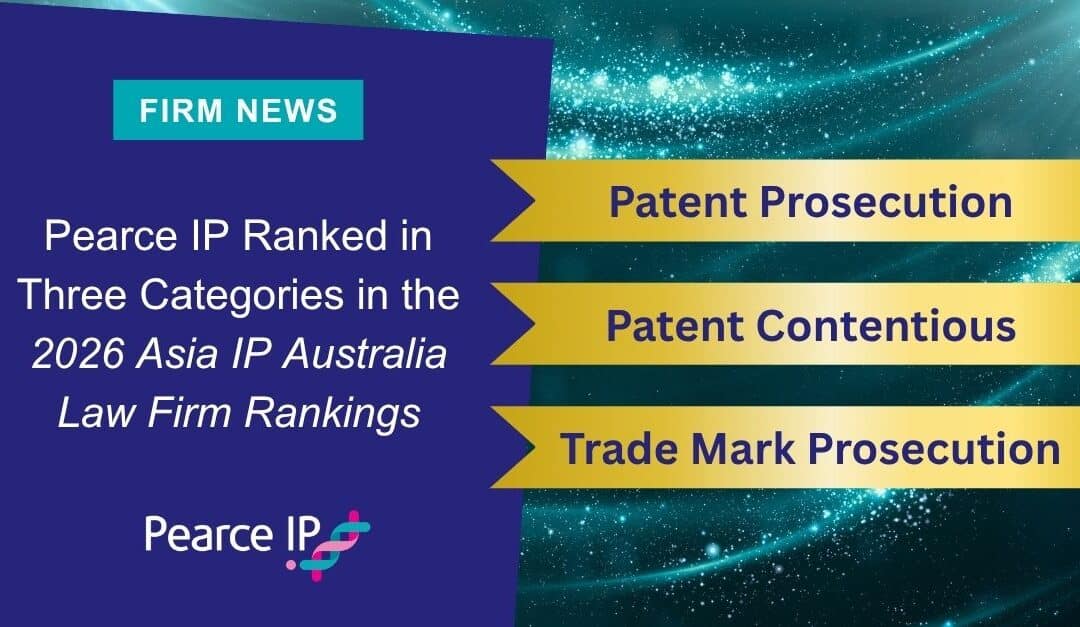 Pearce IP Ranked in Three Categories in the 2026 Asia IP Australia Law Firm Rankings